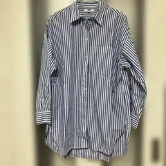UNIQLO ストライプ 長袖シャツ L