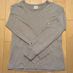 チャンピオン　160　長袖Ｔシャツ グレー