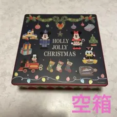 ディズニーランド お菓子缶 クリスマスHOLLY JOLLY CHRISTMAS
