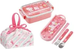 新品◆Skaterお弁当箱3点セット◆ハローキティお箸トリオお弁当袋日本製 子供