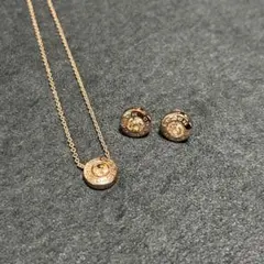 【COACH】ネックレス ピアスセット ピンクゴールド ブランド アクセサリー
