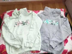 BILLABONG パーカー 2点セット ミントグリーン グレー