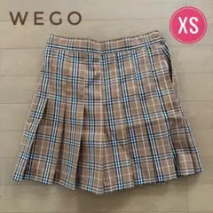 ✨美品✨WEGO チェック柄 プリーツスカート XS