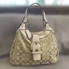 COACH Soho Signature Hobo Bagコーチショルダーバッグ