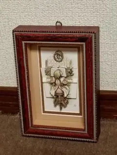 シャドウボックス・アントンピック ・ 3D絵画・ピアノを弾く少女