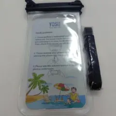 YOSH 防水スマホケース ストラップ付き