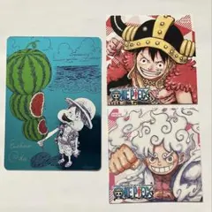 ONE PIECE ナツコミ2026特典メタキラカード&2022ダブルステッカー