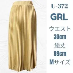 ロング ワンピース GRL おしゃれ プリーツ くすみカラー カジュアル 可愛い