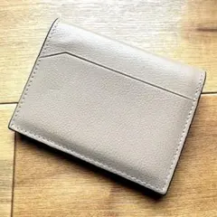 《美品》ラシエム ピンクベージュ コンパクト二つ折り財布のサムネイル