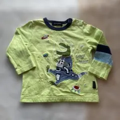 klädkåp 恐竜 宇宙 刺繍 Tシャツ 80