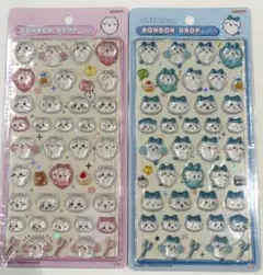 ちいかわ 　ハチワレ　ボンボンドロップシール２点セット
