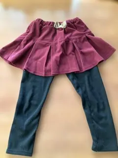 スカッツ140 スカート付きスパッツ裏起毛