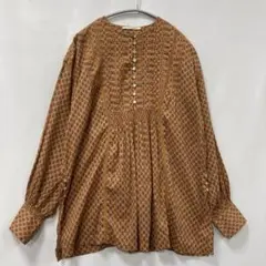 ソレイアード/トゥモローランド/コットンナイロンプリント ピンタックチュニックのサムネイル