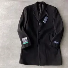 【新品未使用 】ハサウェイ カシミヤ混 コート イタリア生地 大きめサイズ