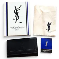 ⭐︎Yves Saint Laurent ⭐︎廃盤Y-MAIL柄 ブラックキーケース 廃盤 Yves Saint Laurent Y-MAIL柄 ブラックキーケース - メルカリ