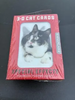 新品　3D猫トランプ