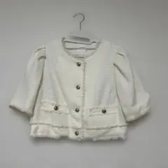 NICE CLAUP ツイードショートジャケットのサムネイル