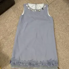 MERCURYDUO ライトブルー ノースリーブワンピース F