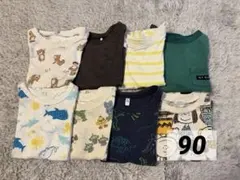 西松屋 ベビー服 キッズ服 まとめ売り 半袖 Tシャツ 柄 ボーダー 男の子