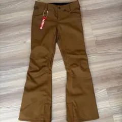 未使用級✨VOLCOM ボルコム スノーボードウェア スノボ パンツ S 茶