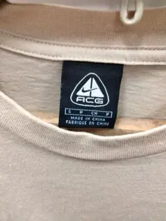 NIKE ACG Tシャツ ベージュ 刺繍ロゴ ナイキ 00s