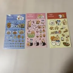 韓国限定　３枚セット ちいかわ カカオフレンズ ステッカー
