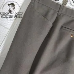 リーバイス アクションスラックス W38相当 ブラウン セミフレア