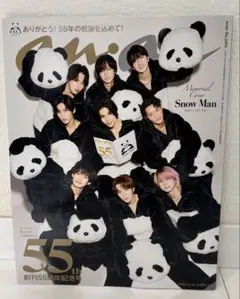 SnowManパンダ　表紙　anan 創刊55周年記念号