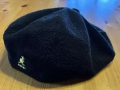 【美品！】KANGOL キャスケット オールド カンゴール 帽子 ハンチング黒