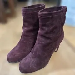 FABIO RUSCONI スエード ショートブーツ