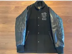 Skull Flight スタジャン レザーブラック