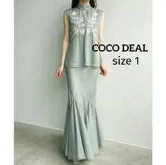 COCO DEAL ラメ入りバイアススカート