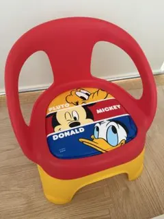 ミッキーマウス　アールチェア　錦化成　豆イス　ローチェア　ディズニーベビー