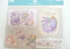 Duffy and Friends　ポストカード2枚　ステッカー付