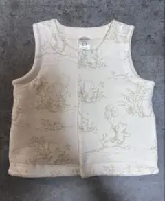 美品 baby GAP クマ ベビーベスト 6-12ヶ月