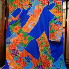 振袖正絹袷昭和アンティーク品