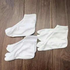 ☆まとめ売り☆ 足袋　ソックス　3足セット　子供用　白　17〜18cm