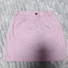 GU ジーユー キッズ 女の子 スカート 紫 パープル 120cm