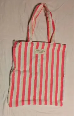 【値下げ】JO MALONE ピンクストライプ トートバッグ