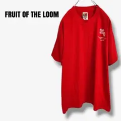mt5926 フルーツオブザルーム　プリントTシャツ USA企業系　レッドのサムネイル