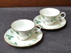 Noritake　PARFLARE　ノリタケ　ティーカップ&ソーサー　ペアセット