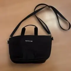 美品 BAYFLOW ブラック ショルダーバッグ