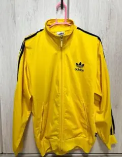 adidas イエロー ジャージ 黄色　菅田　Lサイズ