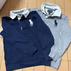 ラルフローレン　ポロシャツ 2点セット ネイビー グレー