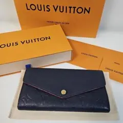 LOUIS VUITTON　ポルトフォイユ・サラ　モノグラム・アンプラント