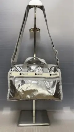 300 LeSportsac 2wayショルダーバッグ シルバー - メルカリ