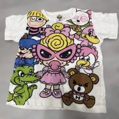 HYSTERIC MINI ヒスミニ 総柄 Tシャツ 90cm 正規品