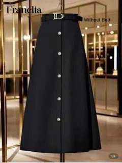 SHEIN 249244785 ロングAラインスカートのサムネイル