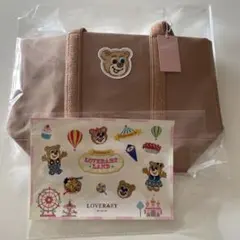 新品タグ付き　FEILER　オールドテディ　ワッペントートバッグ　ベージュ　新品