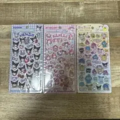 サンリオ キャラクターシール 3シートセット　ボンボンドロップシール